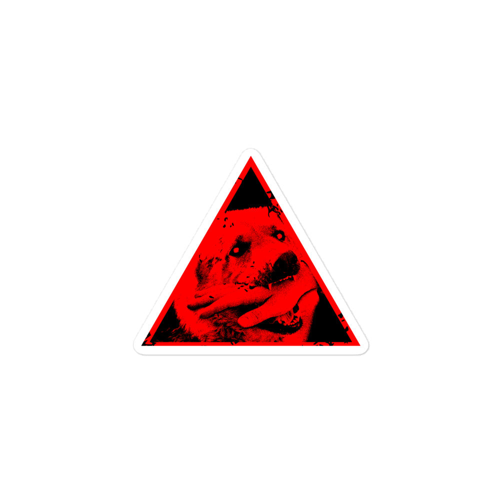 Don't Bite Sticker (Red)